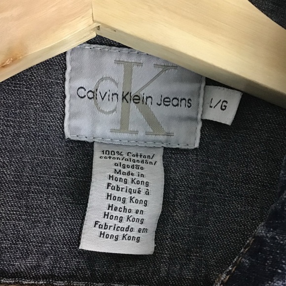 [SOLD] Vintage 90s Calvin Klein Denim Denim Jacket - Picture 6 of 6